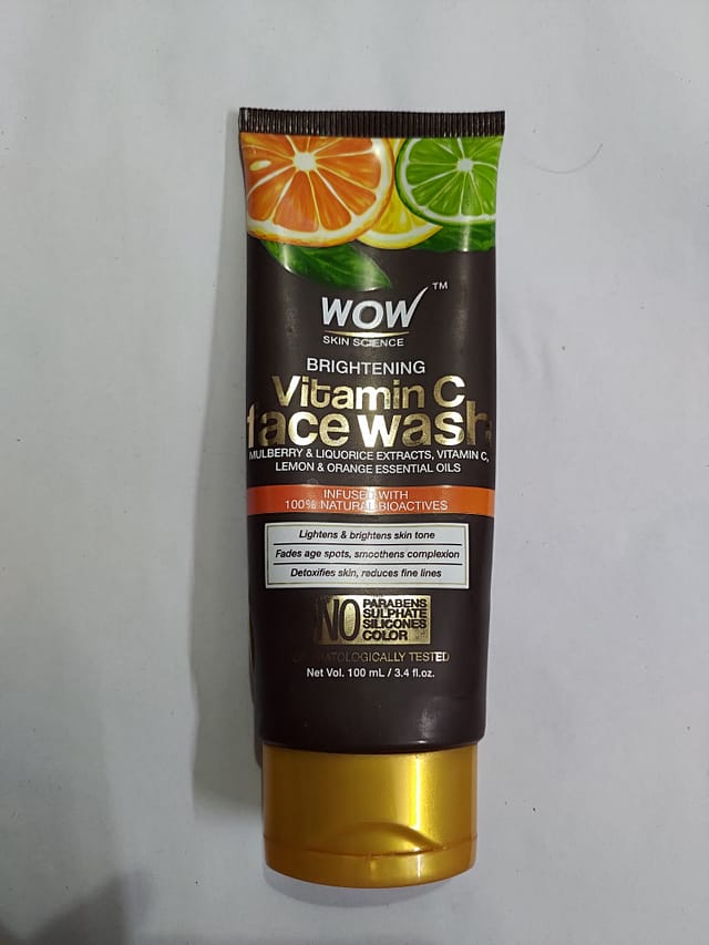 face wash WOW vitamin C